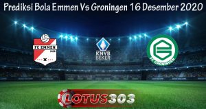 Prediksi Bola Emmen Vs Groningen 16 Desember 2020